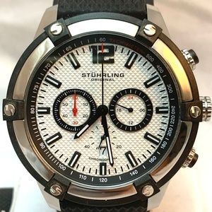 Stuhrling Original Chronograph Tachymet Mens Watch